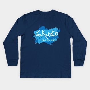 Fight with spirit Kids Long Sleeve T-Shirt